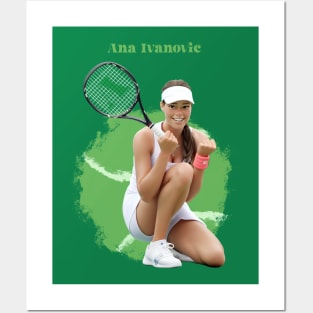 Ana Ivanovic cartoon Posters and Art